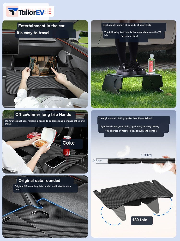 Tesla Folding Passenger & Rear Seat Tray Table main image 4 — photo 5