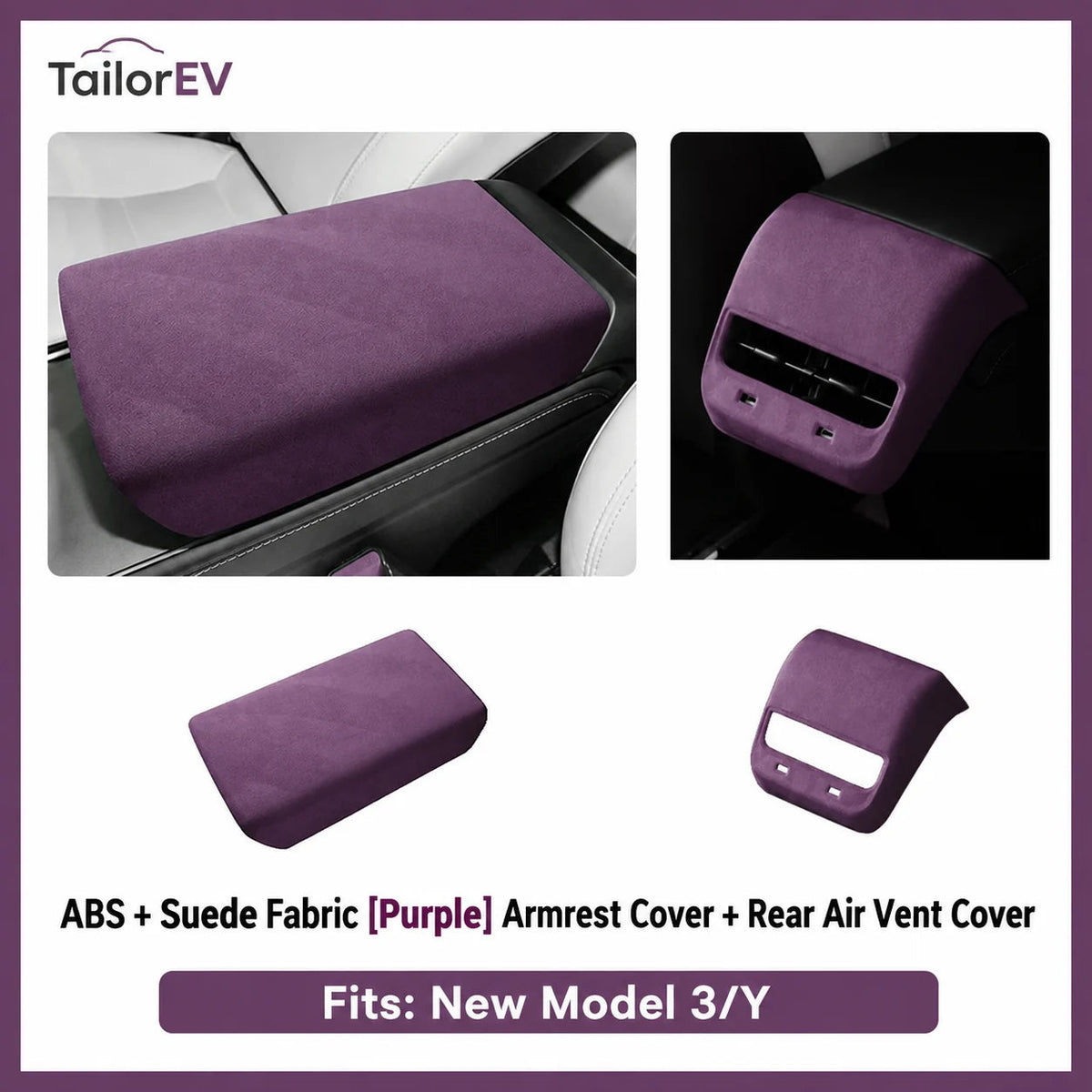 Tesla Suede Interior Protection & Trim Kits — photo 55