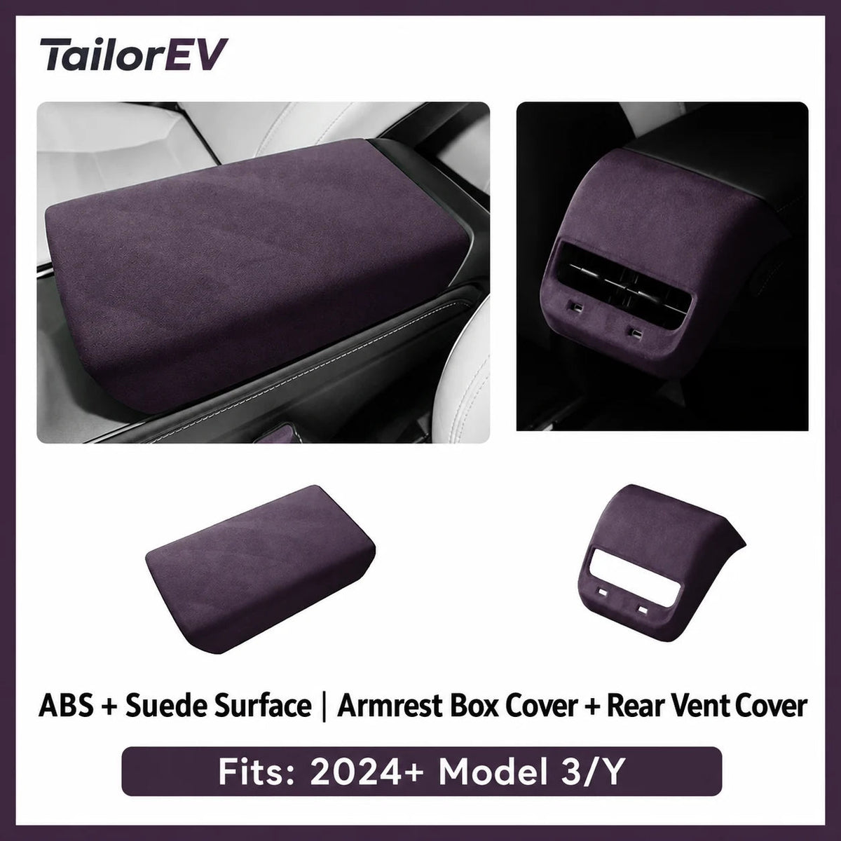 Tesla Suede Interior Protection & Trim Kits — photo 56