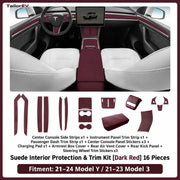 Tesla Suede Interior Protection & Trim Kits
