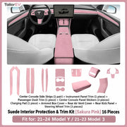 Tesla Suede Interior Protection & Trim Kits