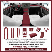 Tesla Suede Interior Protection & Trim Kits