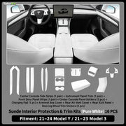 Tesla Suede Interior Protection & Trim Kits