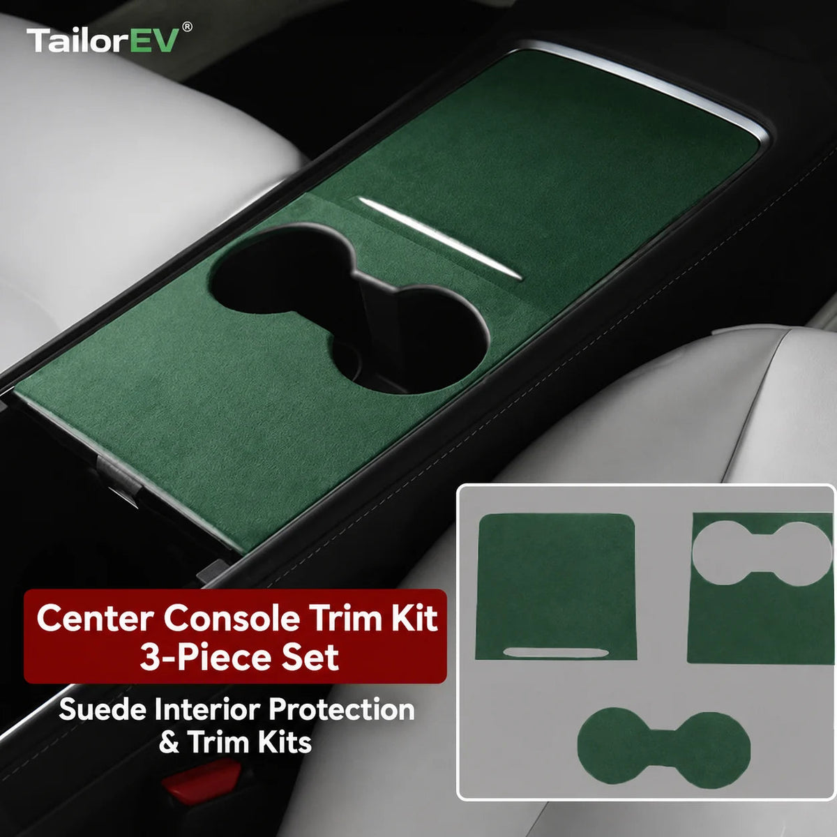 Tesla Suede Interior Protection & Trim Kits — photo 87