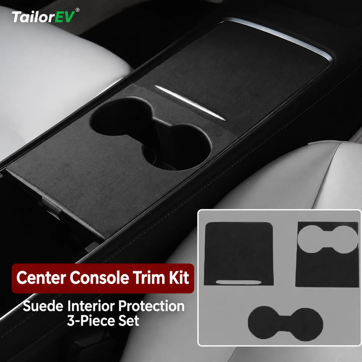 Tesla Suede Interior Protection & Trim Kits — photo 84
