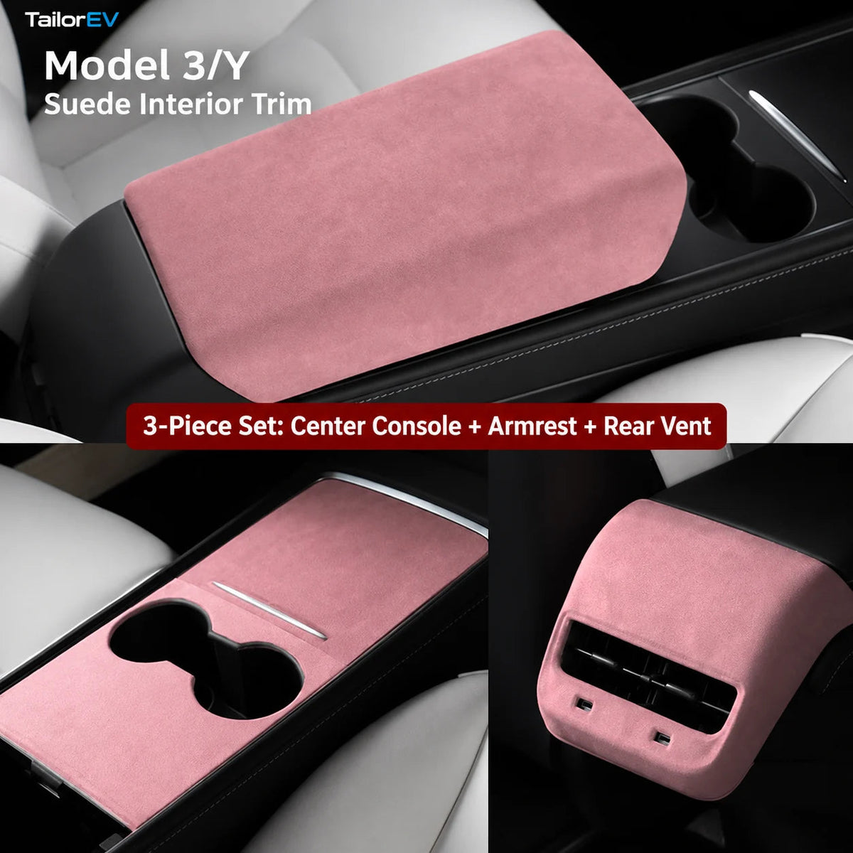 Tesla Suede Interior Protection & Trim Kits — photo 63
