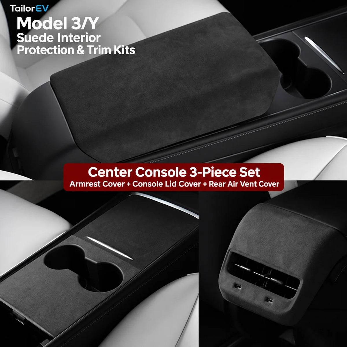 Tesla Suede Interior Protection & Trim Kits — photo 61