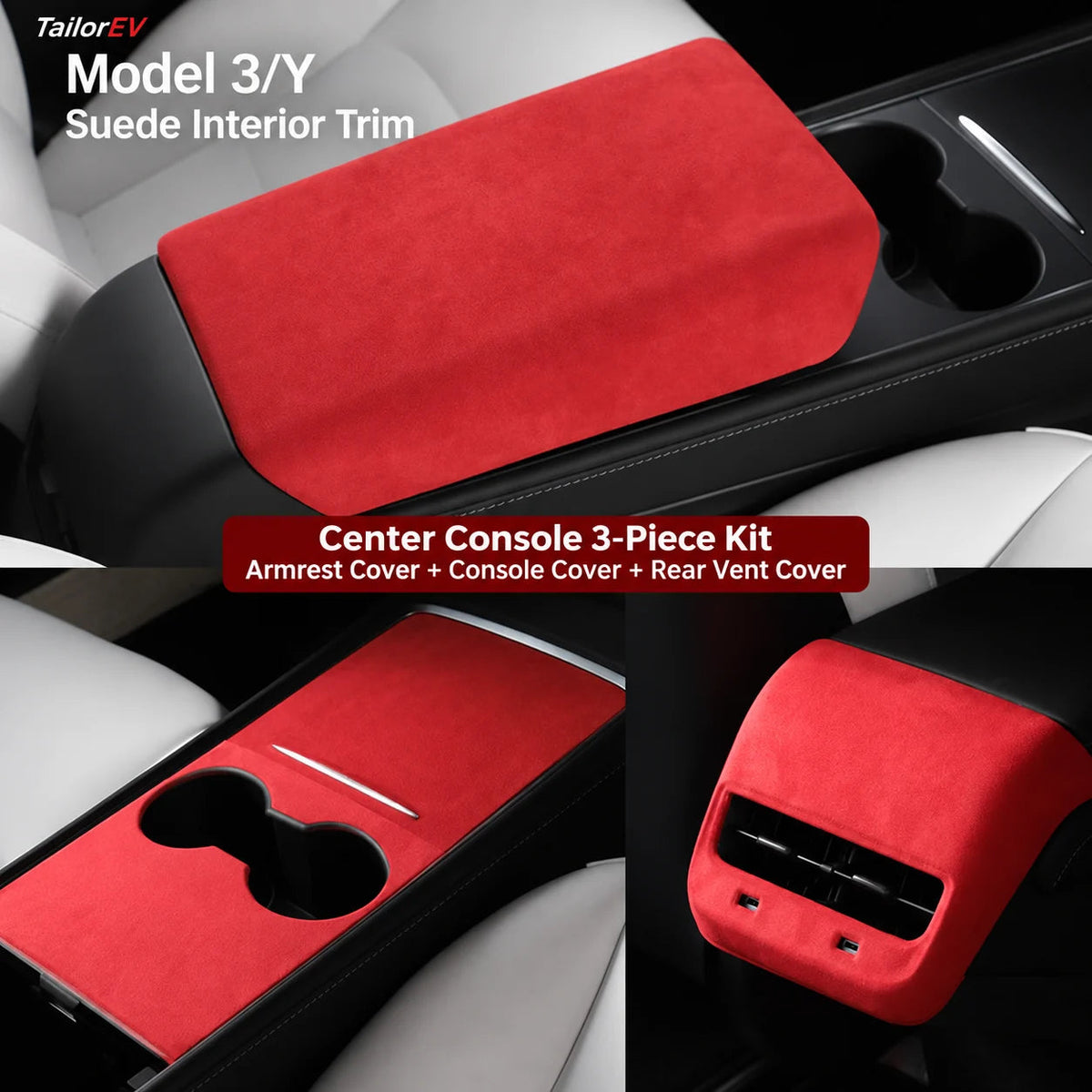 Tesla Suede Interior Protection & Trim Kits — photo 67