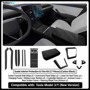 Tesla Suede Interior Protection & Trim Kits