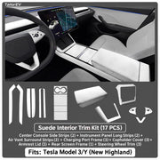 Tesla Suede Interior Protection & Trim Kits