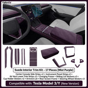Tesla Suede Interior Protection & Trim Kits