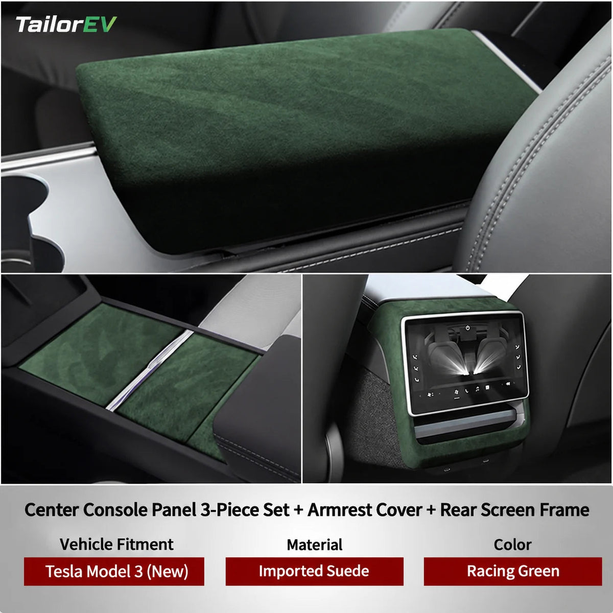 Tesla Suede Interior Protection & Trim Kits — photo 24