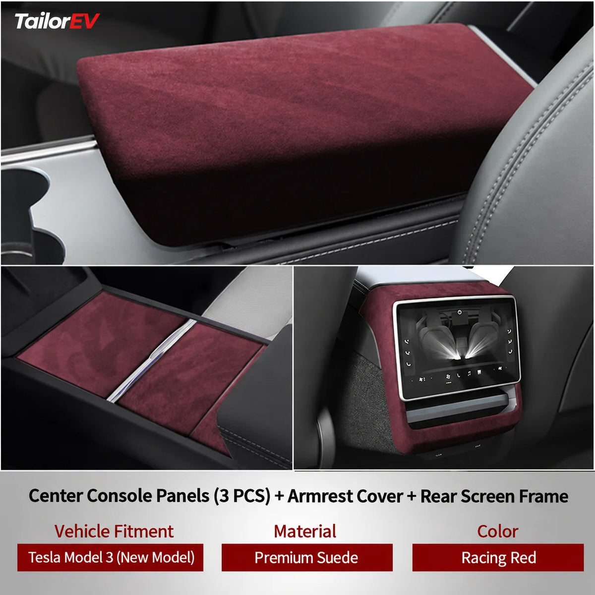 Tesla Suede Interior Protection & Trim Kits — photo 27