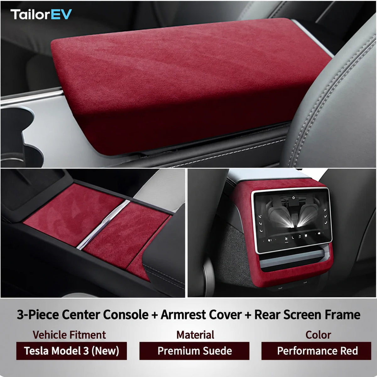 Tesla Suede Interior Protection & Trim Kits — photo 26