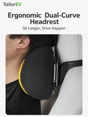 Tesla Ergonomic Headrest & Lumbar Support Cushions