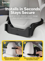 Tesla Ergonomic Headrest & Lumbar Support Cushions