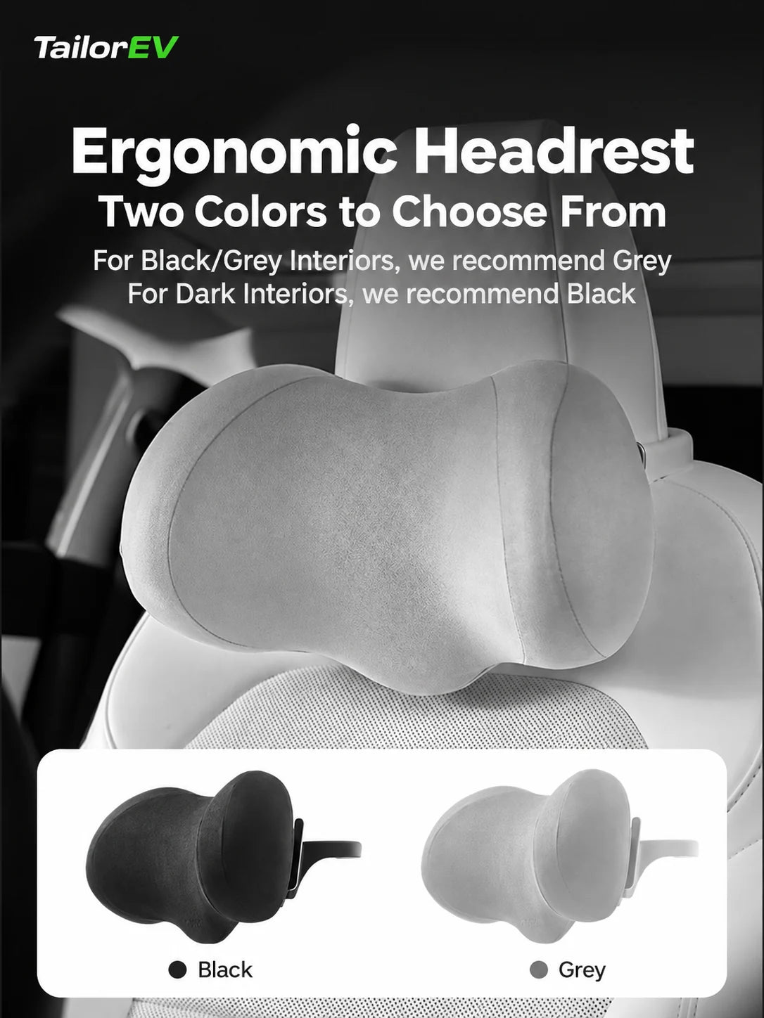 Tesla Ergonomic Headrest & Lumbar Support Cushions — photo 6
