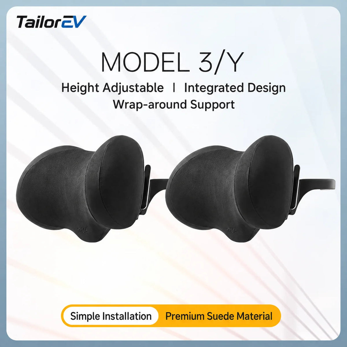 Tesla Ergonomic Headrest & Lumbar Support Cushions — photo 8