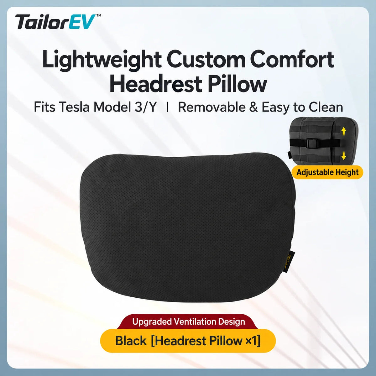 Tesla Ergonomic Headrest & Lumbar Support Cushions — photo 19
