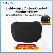 Tesla Ergonomic Headrest & Lumbar Support Cushions