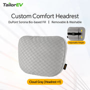 Tesla Ergonomic Headrest & Lumbar Support Cushions