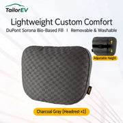 Tesla Ergonomic Headrest & Lumbar Support Cushions
