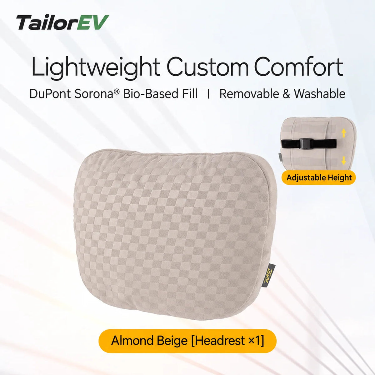 Tesla Ergonomic Headrest & Lumbar Support Cushions — photo 25