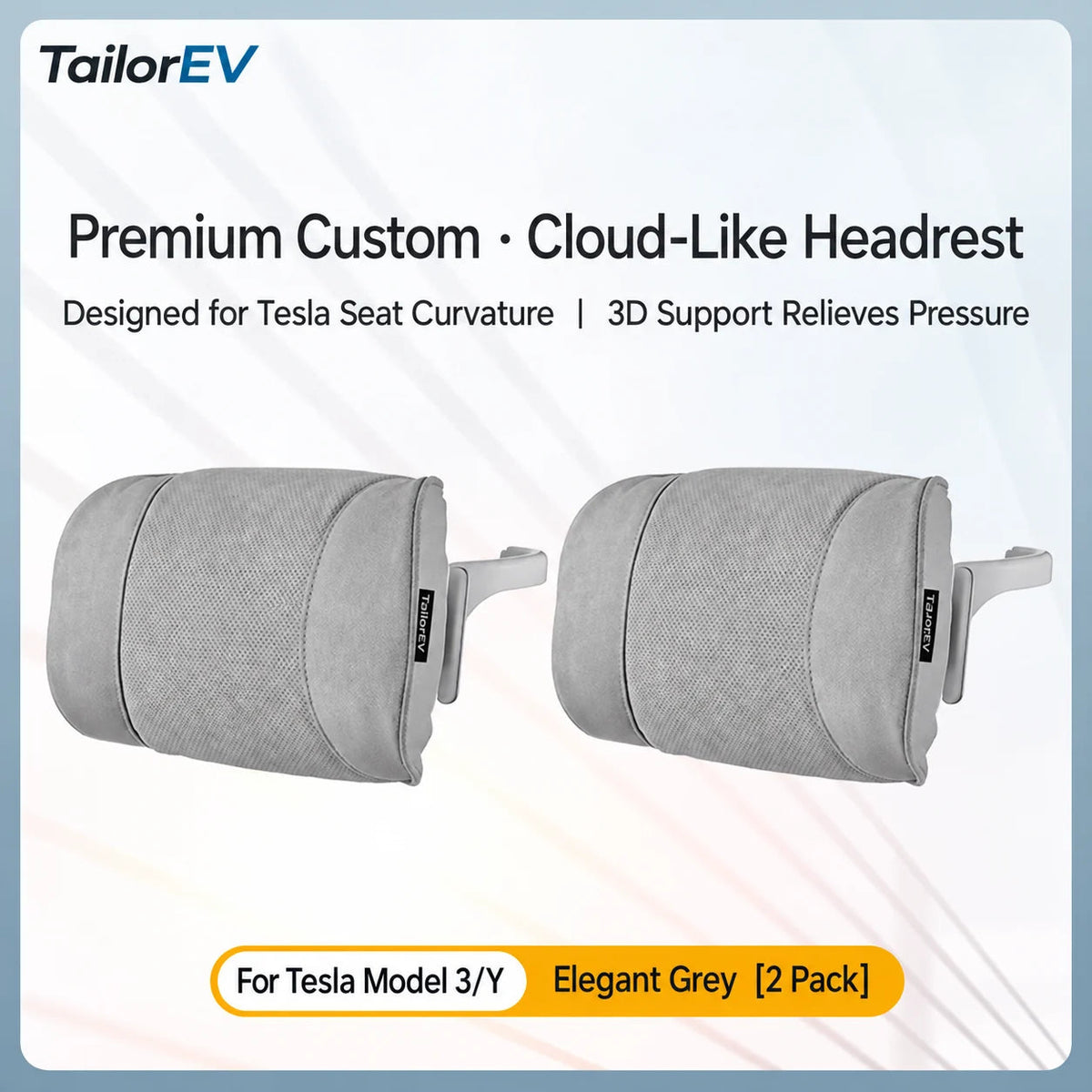 Tesla Ergonomic Headrest & Lumbar Support Cushions — photo 18