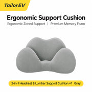 Tesla Ergonomic Headrest & Lumbar Support Cushions
