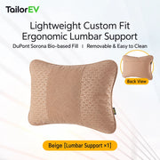 Tesla Ergonomic Headrest & Lumbar Support Cushions