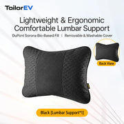 Tesla Ergonomic Headrest & Lumbar Support Cushions
