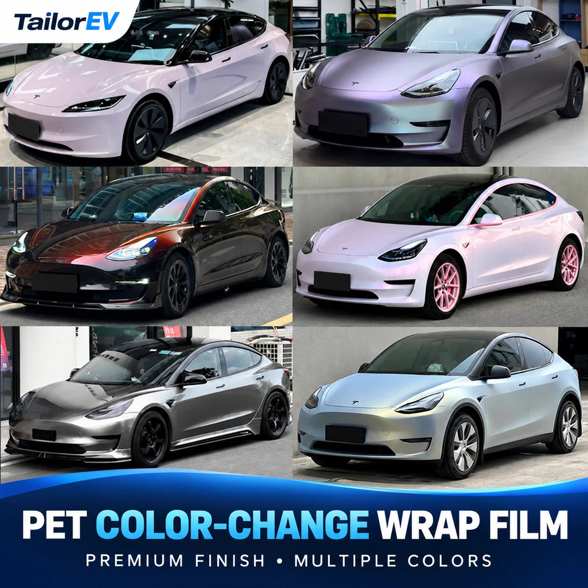 PET Automotive Color-Change Wrap Film — photo 1