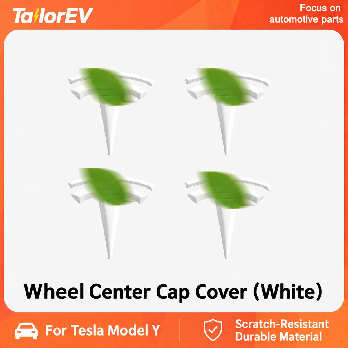 Tesla Wheel Center Emblem Covers — 4-Pack — photo 7