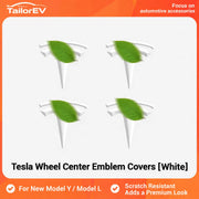 Tesla Wheel Center Emblem Covers — 4-Pack