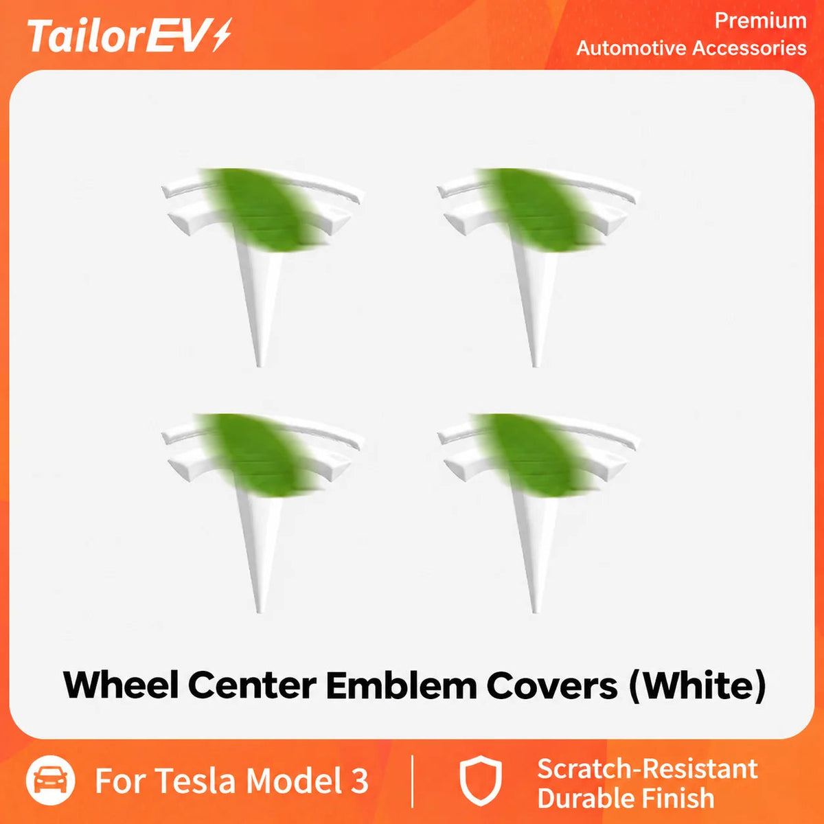 Tesla Wheel Center Emblem Covers — 4-Pack — photo 11