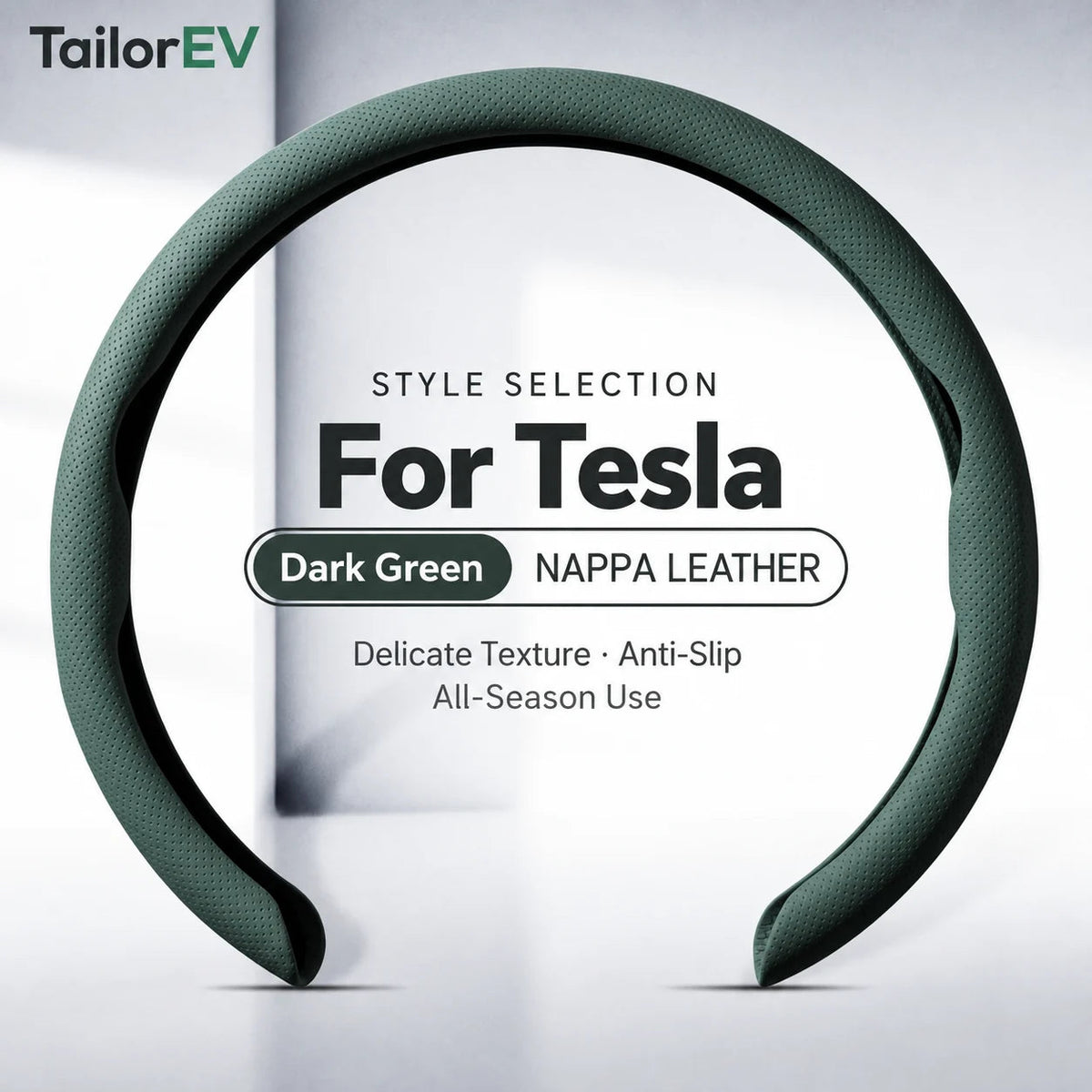 Tesla U-Shaped Steering Wheel Cover — photo 3
