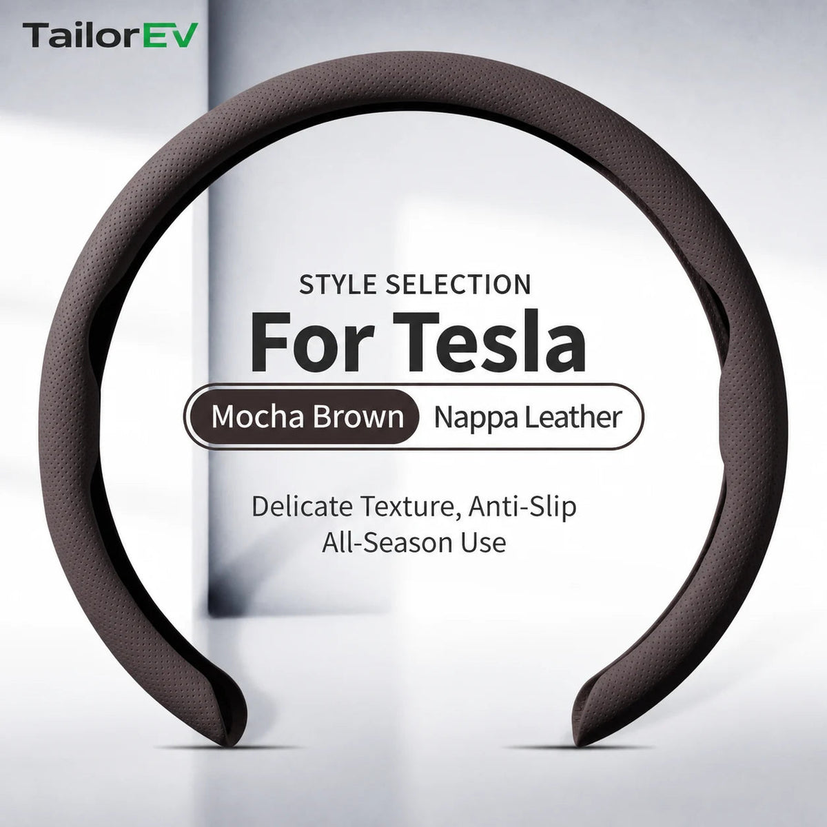 Tesla U-Shaped Steering Wheel Cover — photo 5