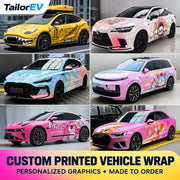 Custom Printed Vehicle Wrap Package