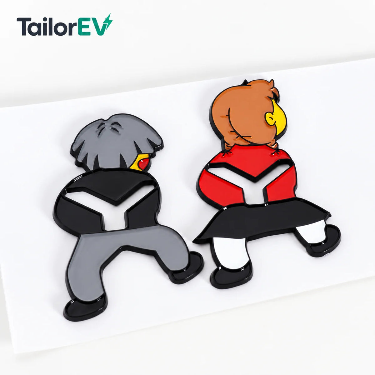 Tesla Novelty 3D Rear Emblem Decals — photo 6