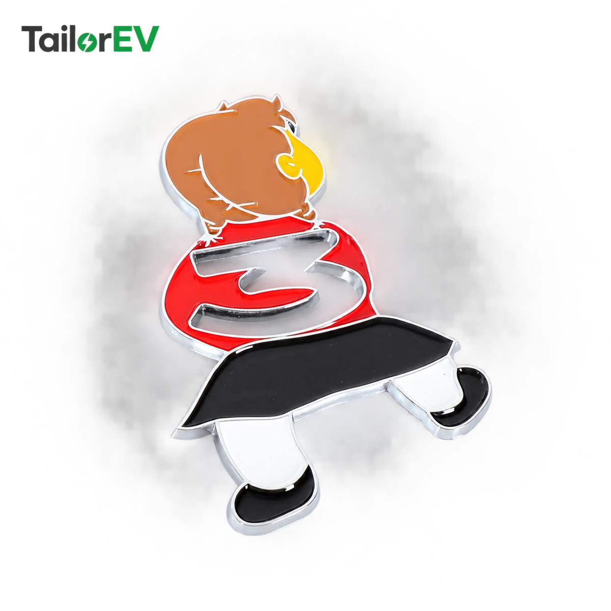 Tesla Novelty 3D Rear Emblem Decals — photo 15