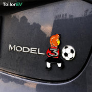 Tesla Novelty 3D Rear Emblem Decals