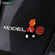 Tesla Novelty 3D Rear Emblem Decals