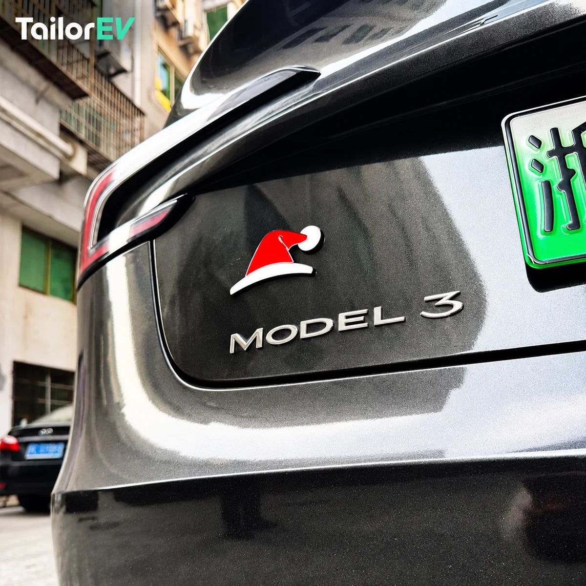 Tesla Novelty 3D Rear Emblem Decals — photo 33
