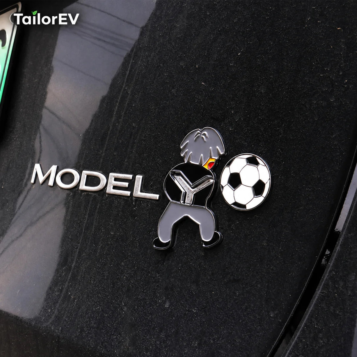 Tesla Novelty 3D Rear Emblem Decals — photo 19
