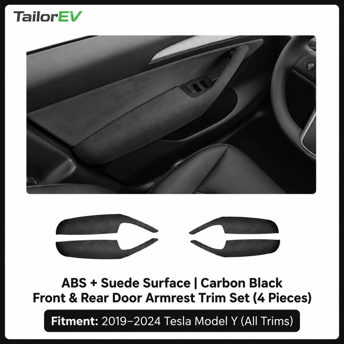 Tesla Suede Door Handle & Interior Trim Kits — photo 41
