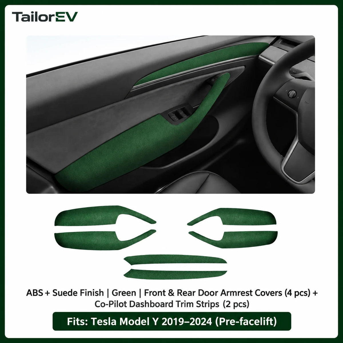 Tesla Suede Door Handle & Interior Trim Kits — photo 57