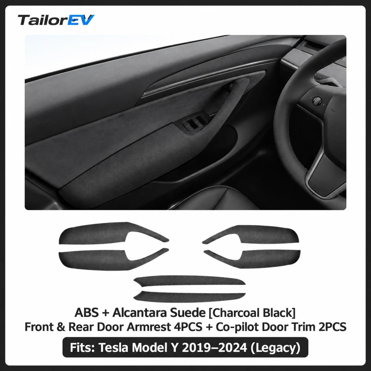 Tesla Suede Door Handle & Interior Trim Kits — photo 52