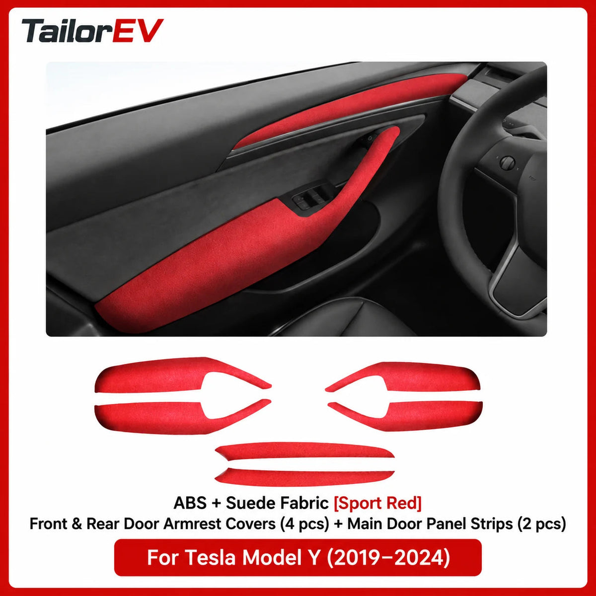 Tesla Suede Door Handle & Interior Trim Kits — photo 59