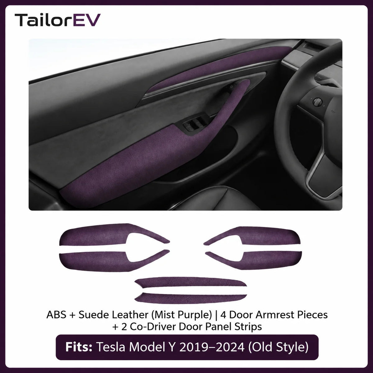 Tesla Suede Door Handle & Interior Trim Kits — photo 54