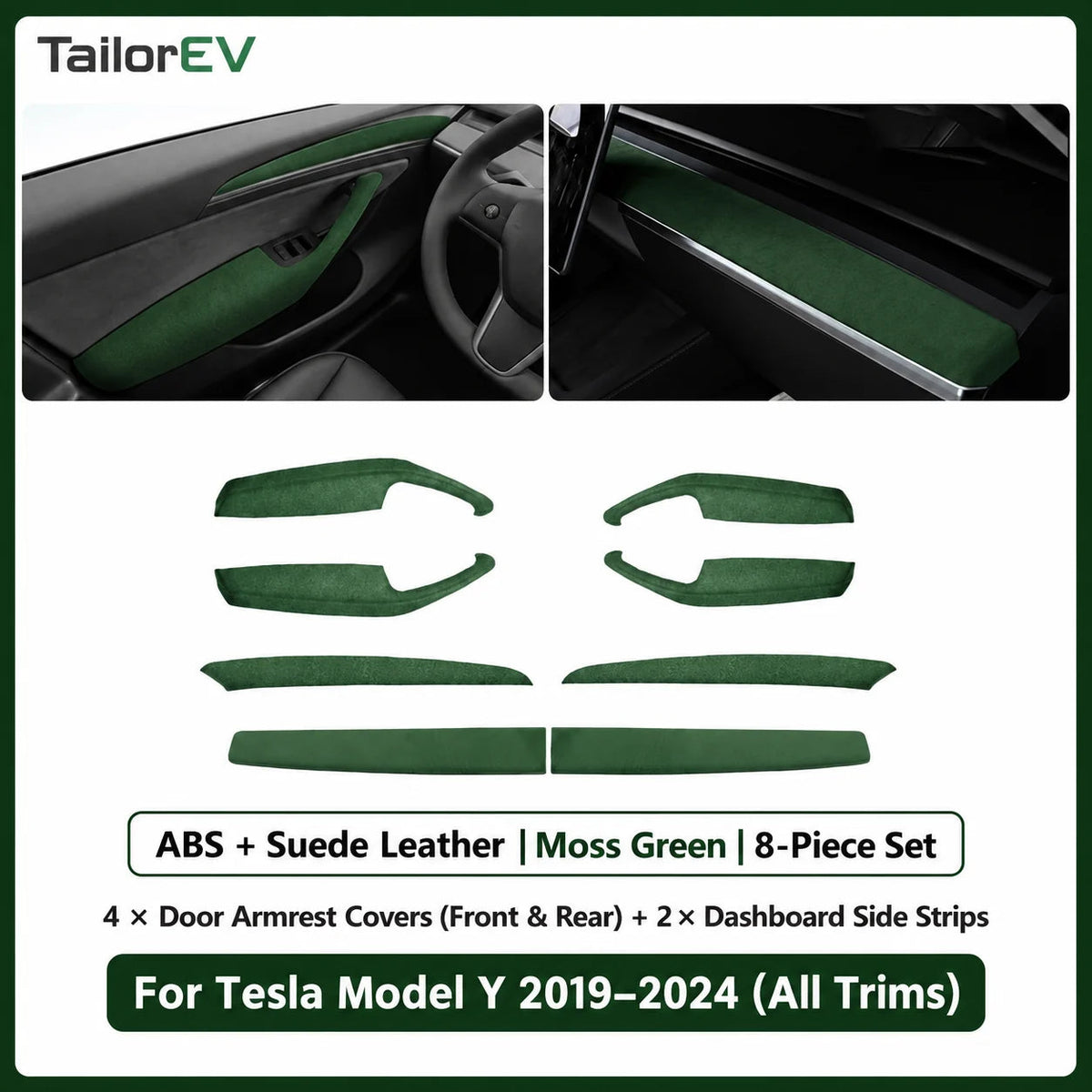 Tesla Suede Door Handle & Interior Trim Kits — photo 68